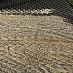 TDJ Mudsafe dækket med sand på oversiden